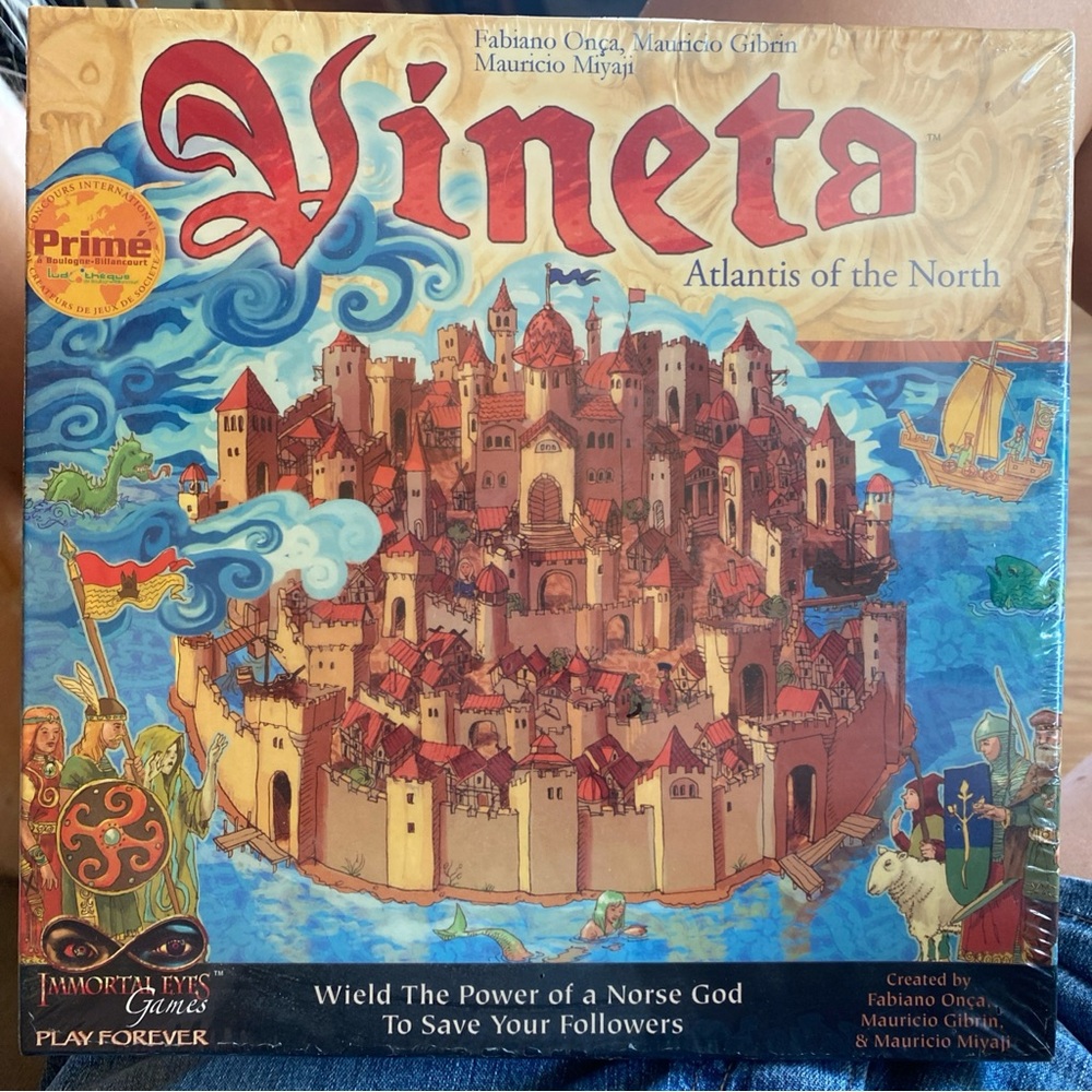 Vineta Atlantis Of The North Board Game Sealed Immortal Games 2008